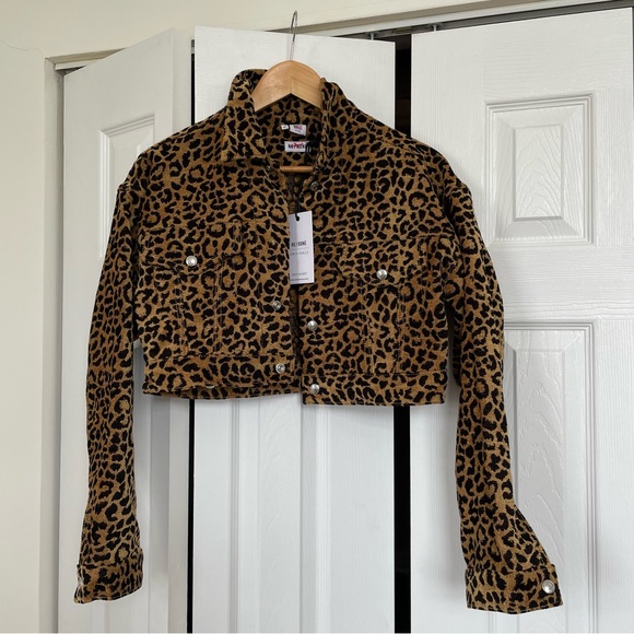RE/DONE Cheetah Crop Jacket XS - Picture 4 of 13